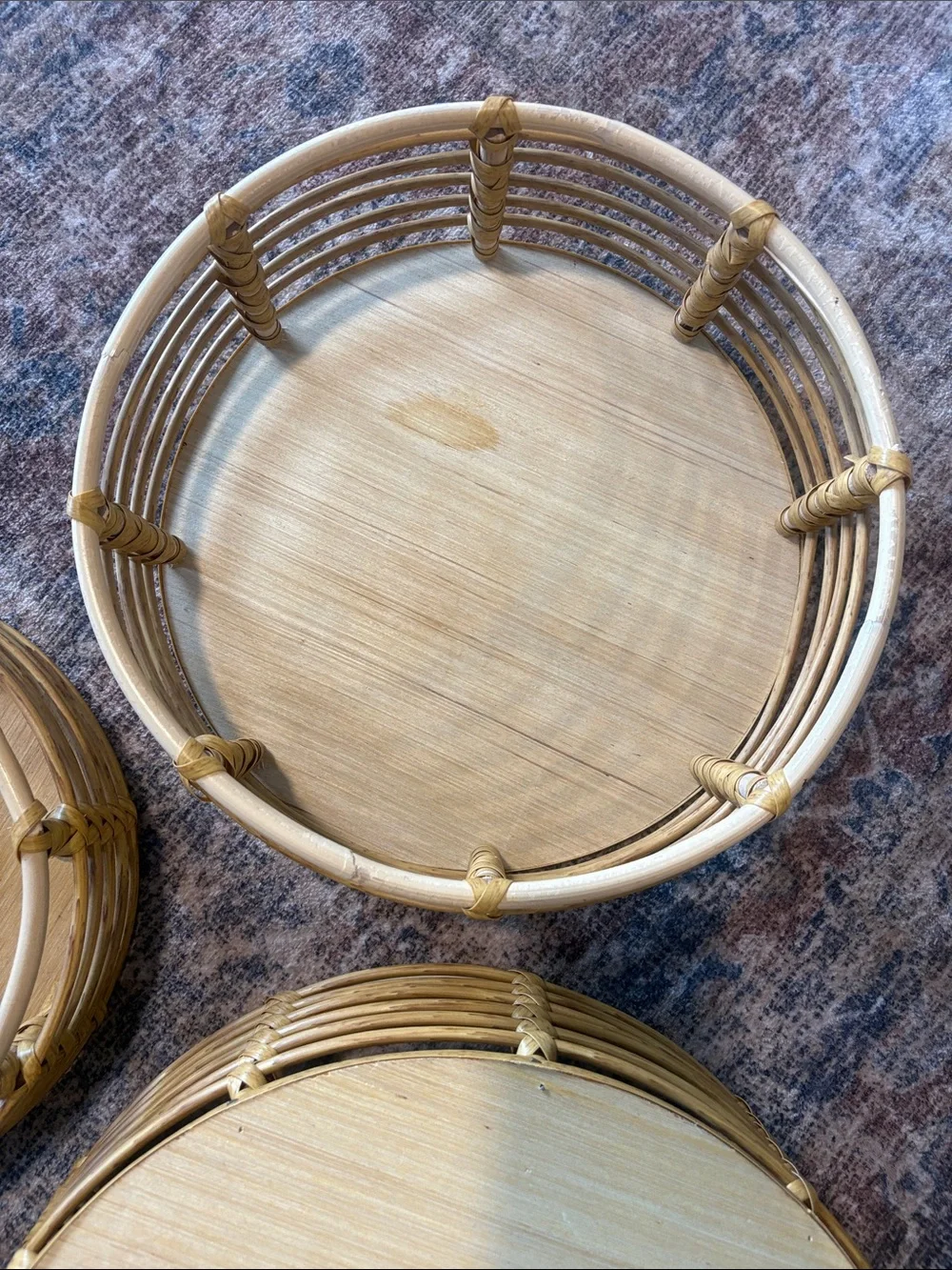 Natural Rattan nesting Set - Neutral